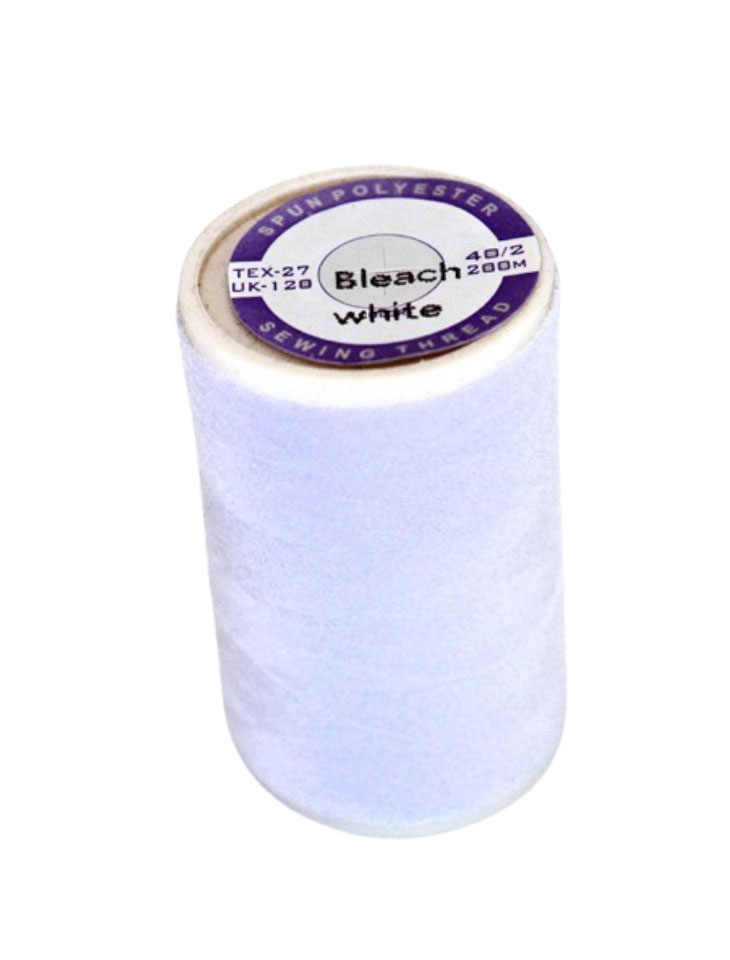 Mašinski konac 200m / Bleach White